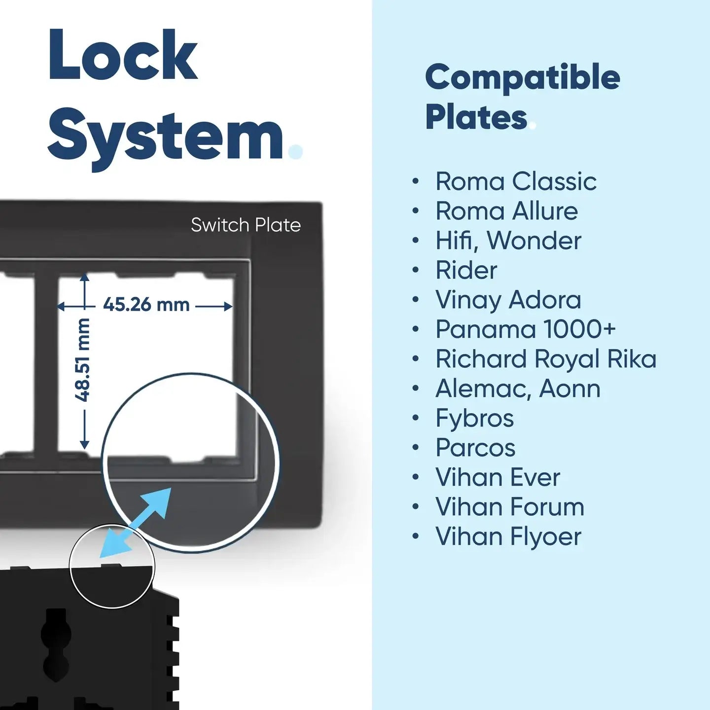 6A Modular Socket