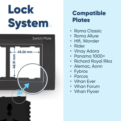 6A Modular Socket