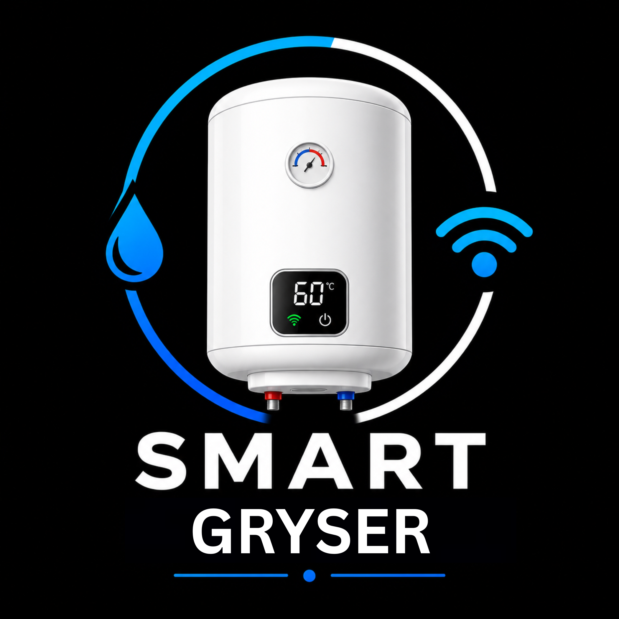 Smart WiFi geyser controller with digital temperature display – remote water heater control – FERNSTZHOME India
