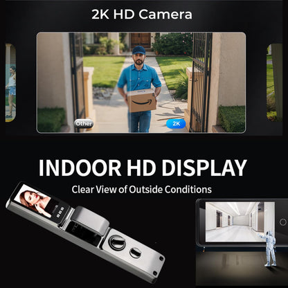 Golens X110Pro Smart Digital Door Lock 3D Facial Recognition Black