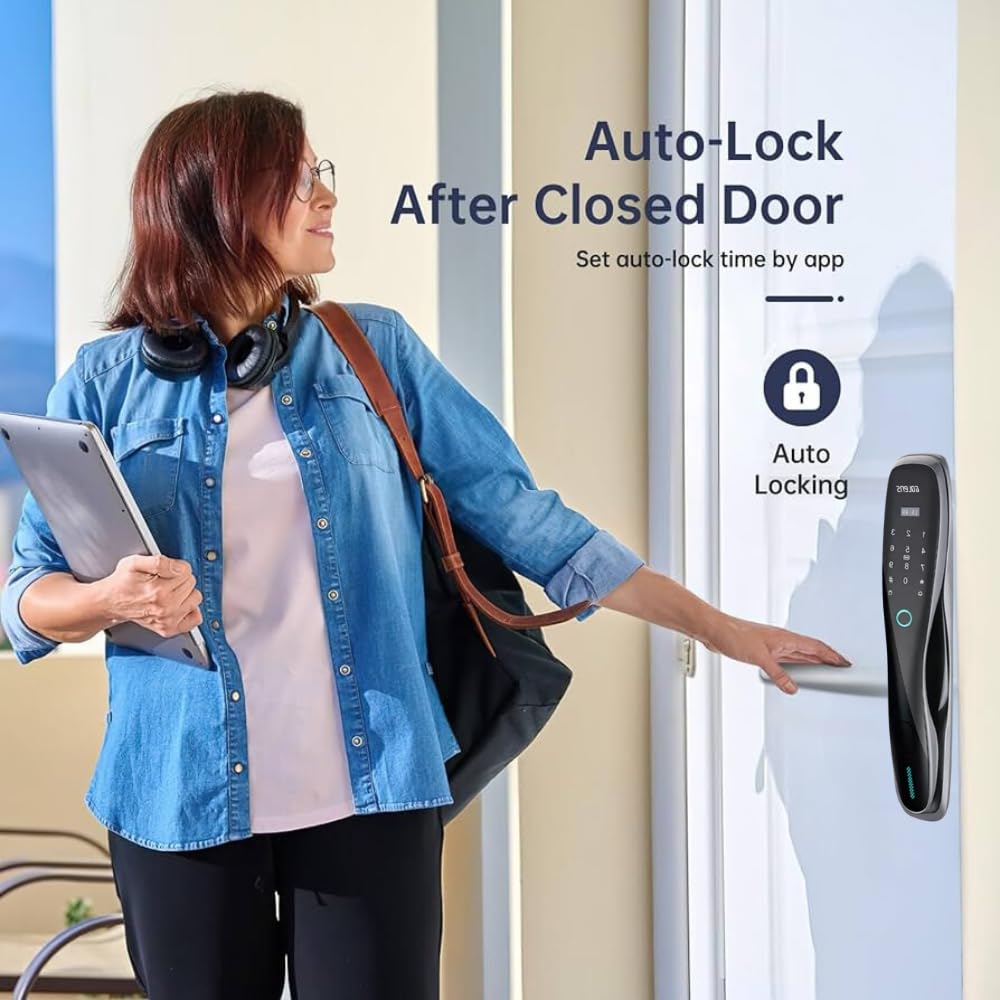 X2 Rose Gold Smart Door Lock 5-in-1 Fingerprint Keyless Entry