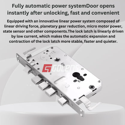 X2 Rose Gold Smart Door Lock 5-in-1 Fingerprint Keyless Entry
