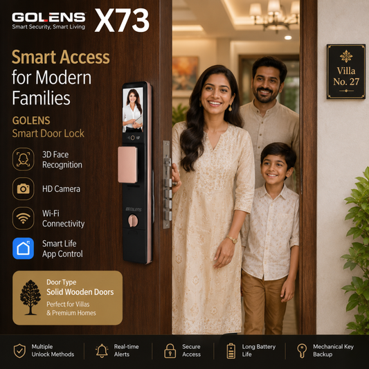 GOLENS X73 Premium Smart Door Lock
