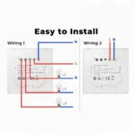 OKOS 3.5" Multi-Function Smart Touch Panel with 3-Gang Smart Switch – Wi-Fi
