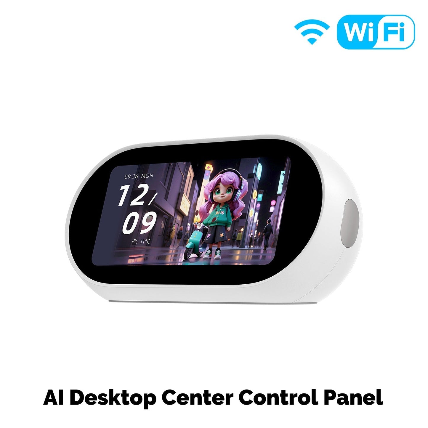 MOES TPL05-T1 desktop smart home control panel with Alexa built-in