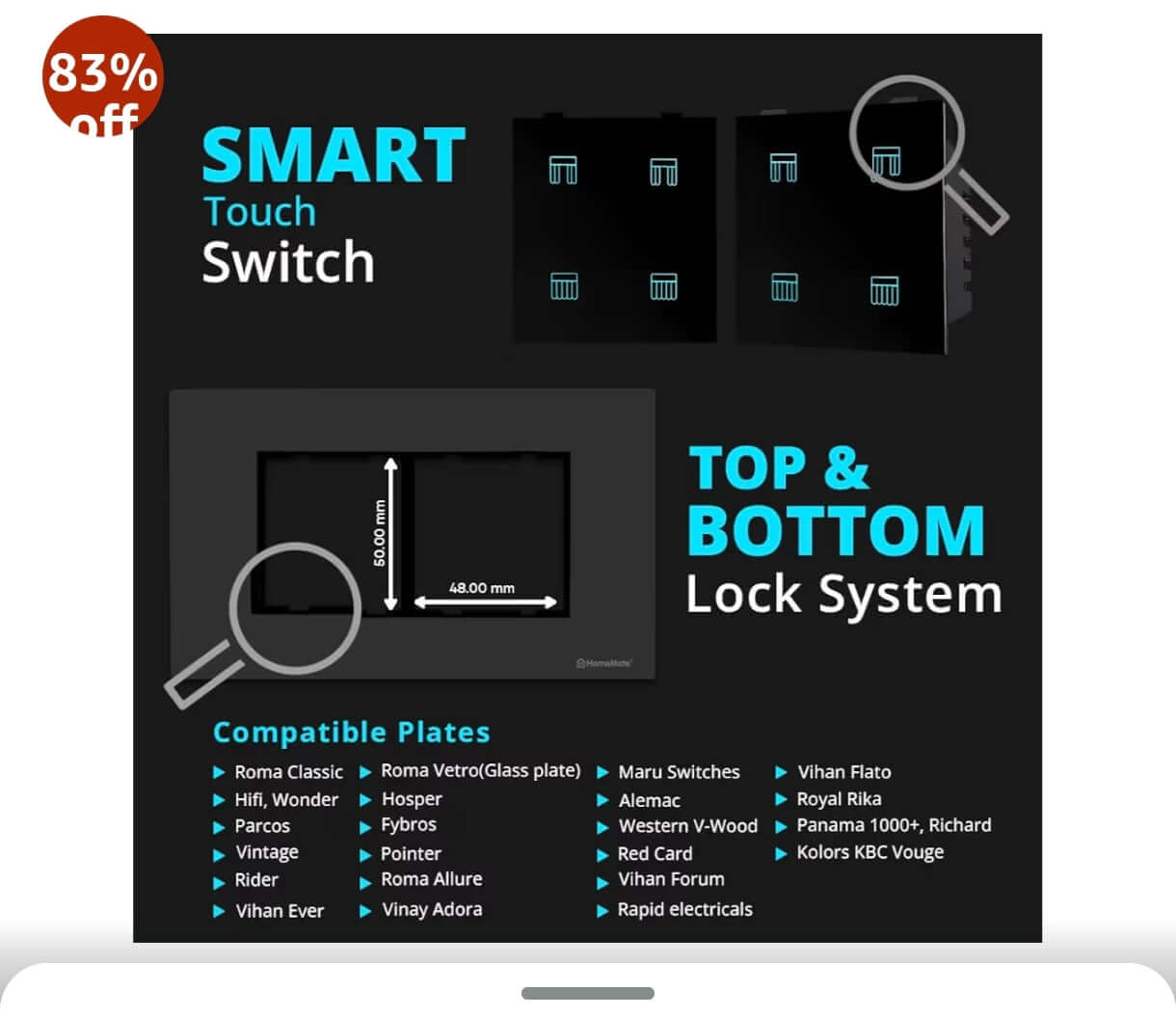 HOMEMATE Smart Curtain Switch