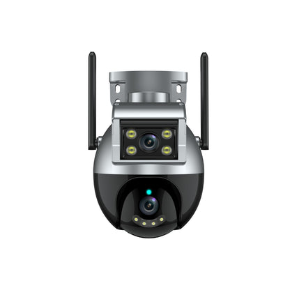 OKOS Smart Wi-Fi 360° Dual Lens Outdoor Security Camera | 4MP PTZ | AI Tracking
