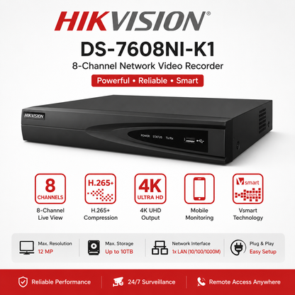 Hikvision 8-Channel NVR