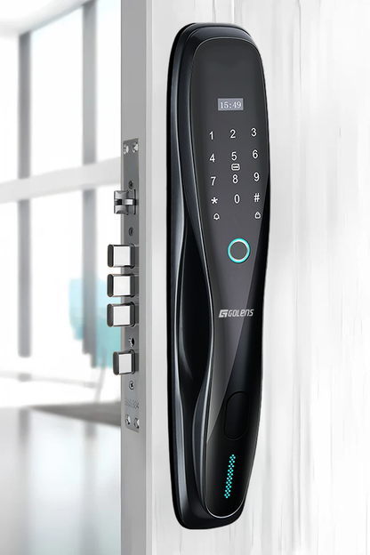 Golens X2 Black Smart Door Lock 7-in-1 Fingerprint Keyless Entry