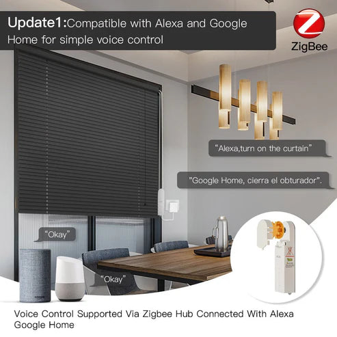 MOES AM43 Wi-Fi Smart Chain Roller Blind Motor